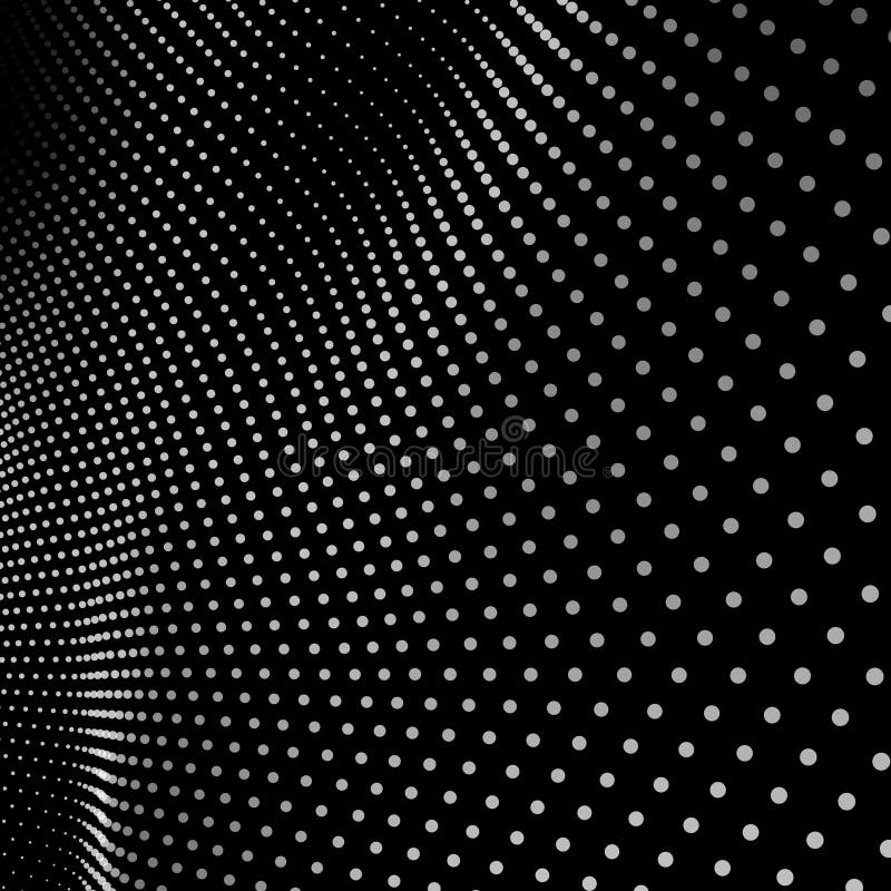 Digital plexus of glowing dots. Futuristic digital background for Science and technology royalty free illustration
