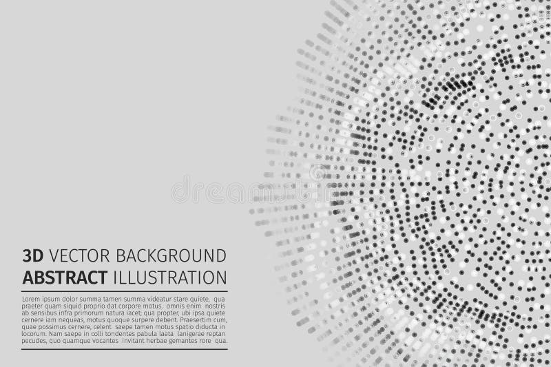 Digital plexus of glowing lines and dots. Futuristic digital background for Science and technology vector illustration
