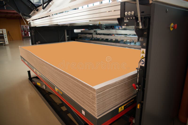 Digital printing - wide format printer stock photography Digital printing - wide format printer stock photography