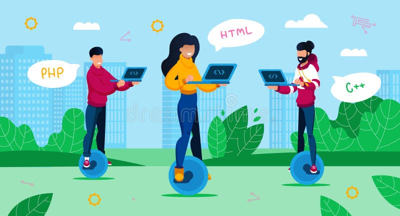 Digital Professions, Geek Culture Vector Concept vector illustration Digital Professions, Geek Culture Vector Concept vector illustration