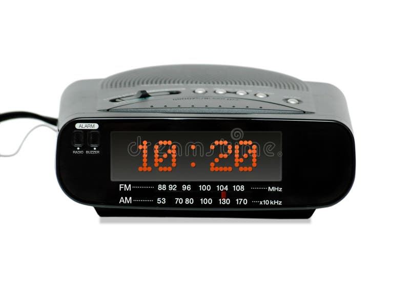 Digital radio alarm clock