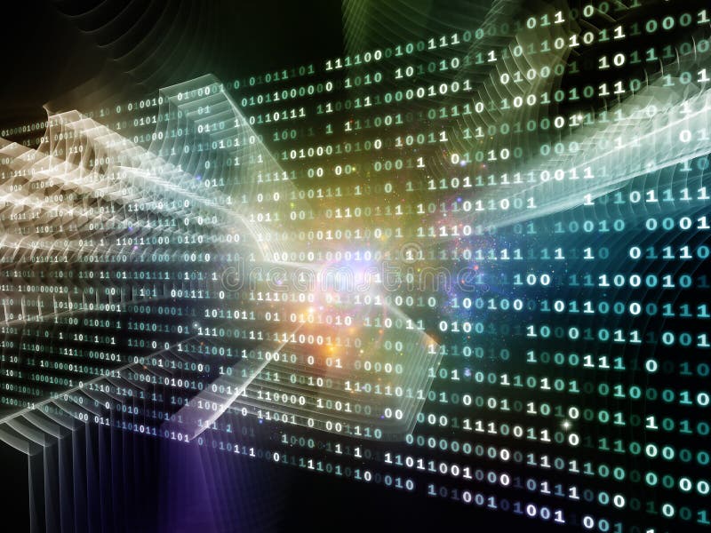 Digital Realm stock illustration. Illustration of machine 223224484