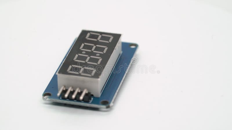Digital screen display electronic component. Small single board computer device. stock footage