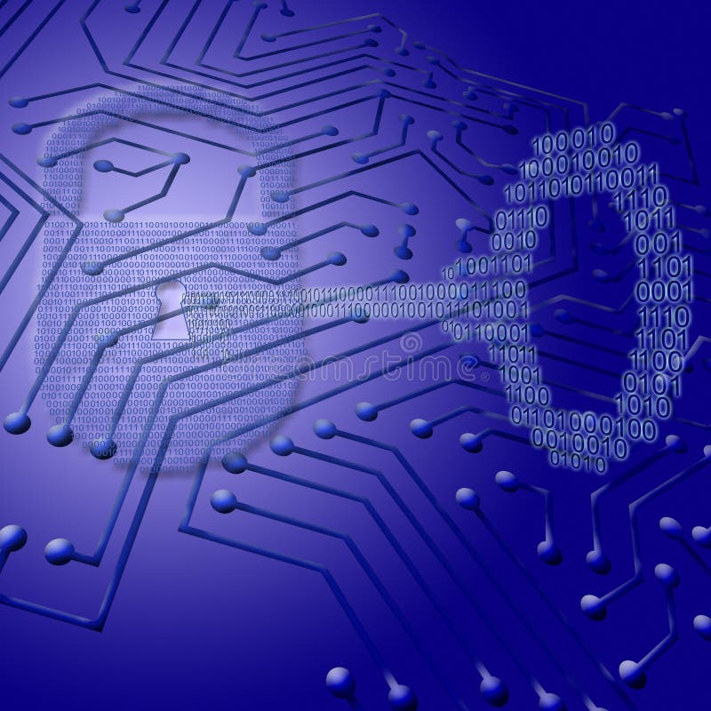 Digital security royalty free stock images