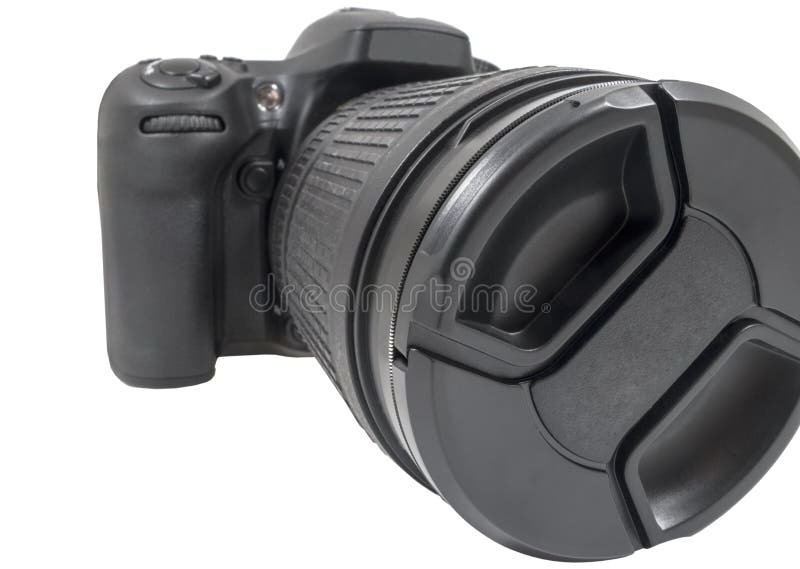 DSLR Digital Single Lens Reflex Camera Isolated Stock Image Image of