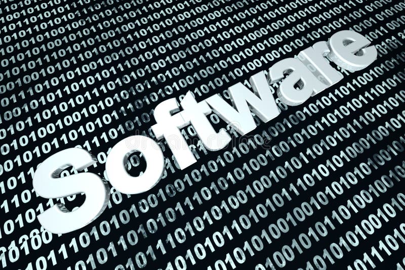 Digital Software Development vector illustration