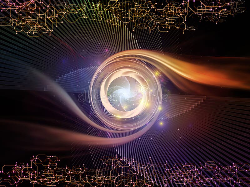 Digital Storm stock illustration. Illustration of movement 158528286