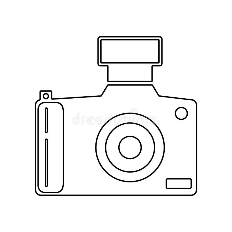 digital symbolsvektor f?r tillg?nglig kamera E ?versikt tunn linje symbol f?r website vektor illustrationer digital symbolsvektor f?r tillg?nglig kamera E ?versikt tunn linje symbol f?r website vektor illustrationer