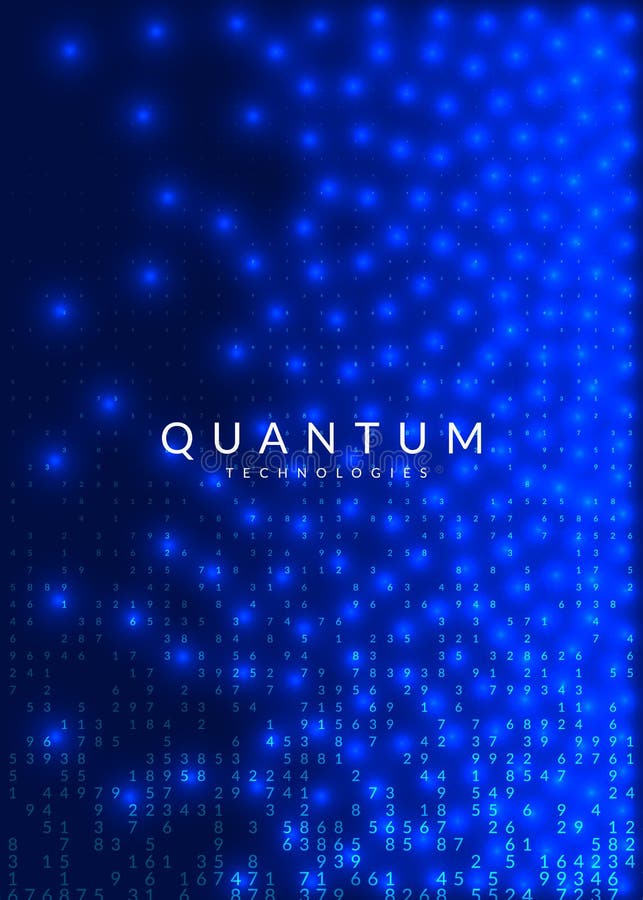 Digital technology abstract background. Artificial intelligence royalty free illustration