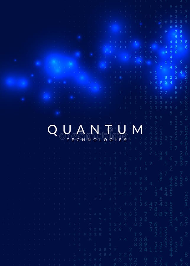 Digital technology abstract background. Artificial intelligence royalty free illustration