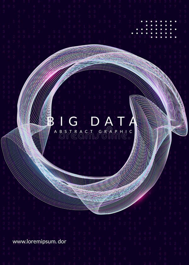Digital technology abstract background. Artificial intelligence stock illustration
