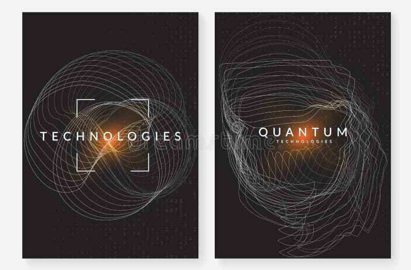 Digital technology abstract background. Artificial intelligence stock illustration