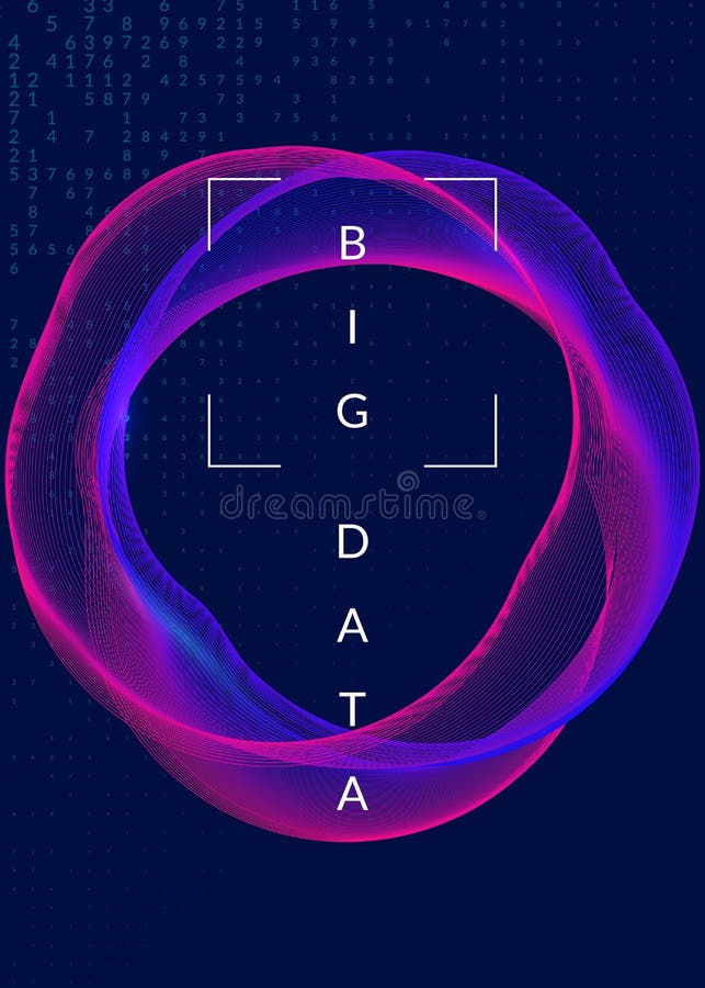 Digital technology abstract background. Artificial intelligence stock illustration