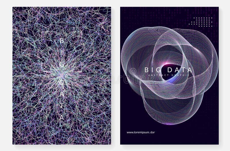 Digital technology abstract background. Artificial intelligence, deep learning and big data concept. royalty free illustration
