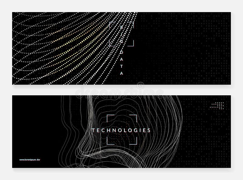 Digital technology abstract background. stock illustration