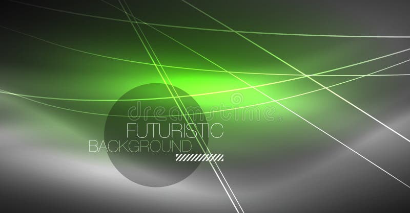 Digital technology abstract background - neon geometric design. Abstract glowing lines. Colorful techno background royalty free illustration Digital technology abstract background - neon geometric design. Abstract glowing lines. Colorful techno background royalty free illustration