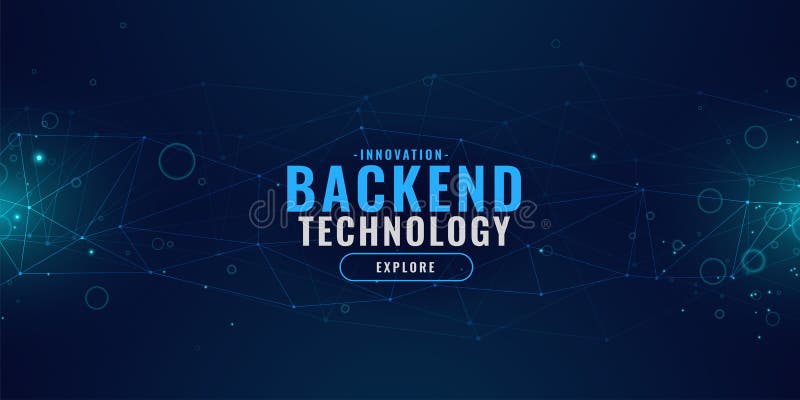 Digital technology background with glowing lines mesh stock illustration Digital technology background with glowing lines mesh stock illustration