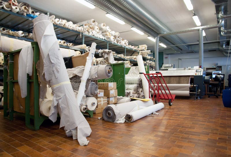 Digital Textile Printing Machine Royalty-Free Images, Stock Photos