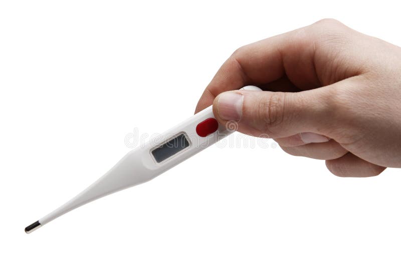 Digital Thermometer stock photo. Image of tool, measuring 9409986