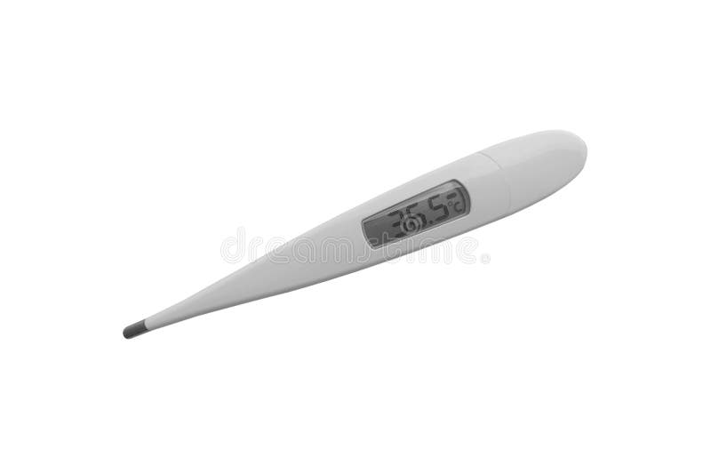 Digital Thermometer Display Temperature of 36.5 Degrees Celsius on a