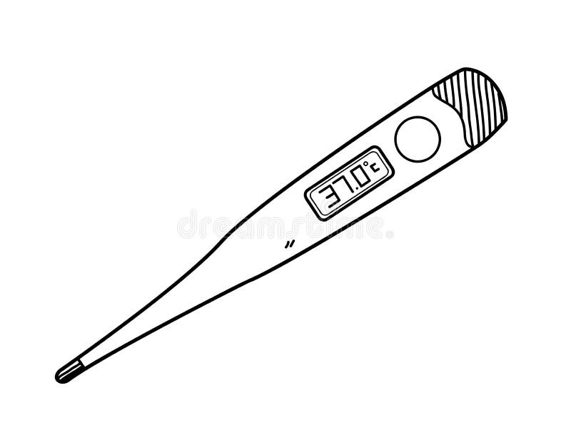 Thermometer Clipart Black And White