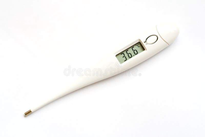 Electronic Temperature Meter White Laser Medical Device With Digital  Thermometer Checking Thermal Surges In Case Coronavirus Stock Illustration  - Download Image Now - iStock