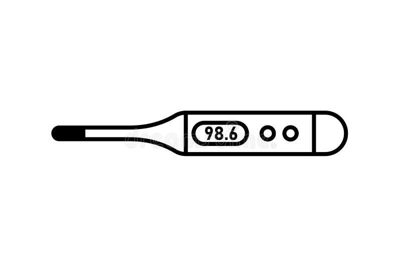 medical thermometer clipart