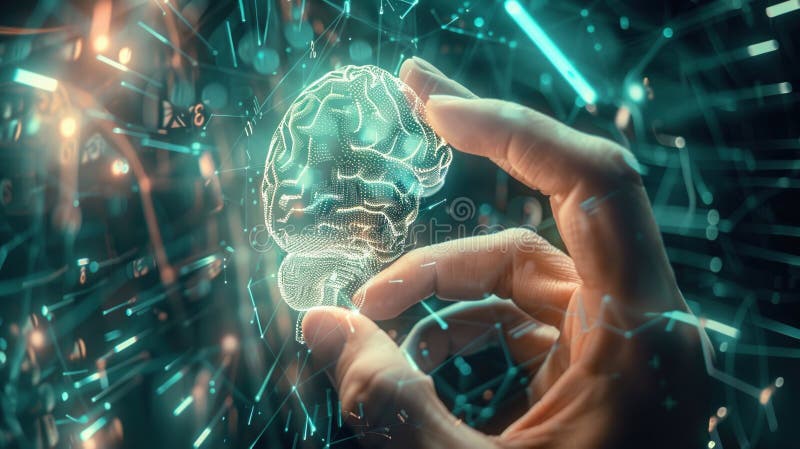 Digital tools and brain science used to decode modern consumer behavior. royalty free stock photography