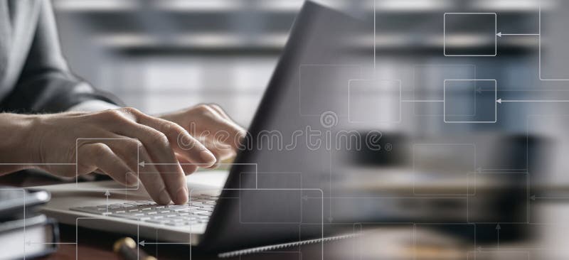 Digital Transformation and Automation Stock Image - Image of ...