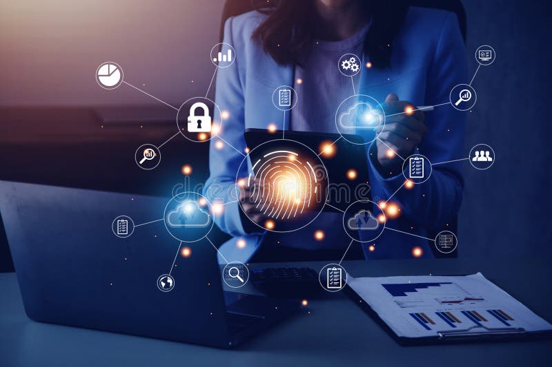 Digital transformation technology strategy, internet of things. the transformation of ideas and the adoption of technology in stock photography