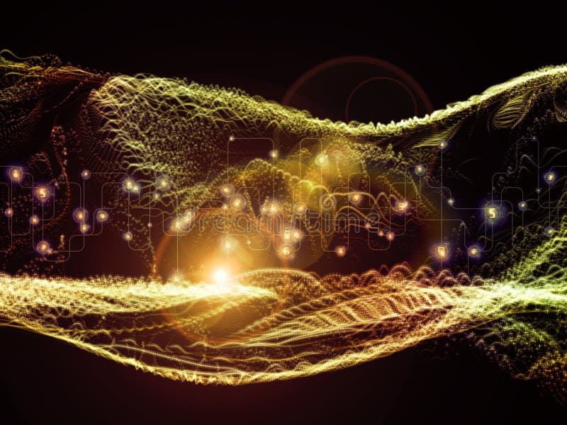 Digital Virtual World stock illustration. Illustration of digit 156276084