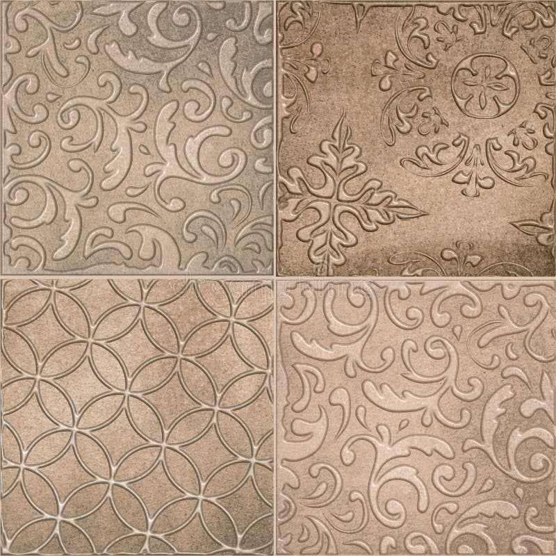 Digital Wall Tiles and Background Vintage Wallpaper Gometical Design