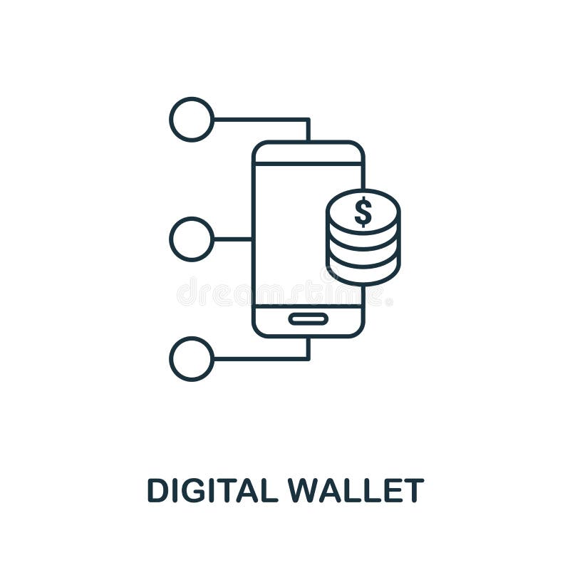 Phone Wallet Icon. Flat Style Icon Design. UI. Illustration Of Phone