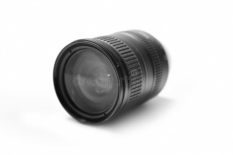 Digital Zoom Camera Lens Isolated on White Background Stock Photo Image of color, glass 40839766