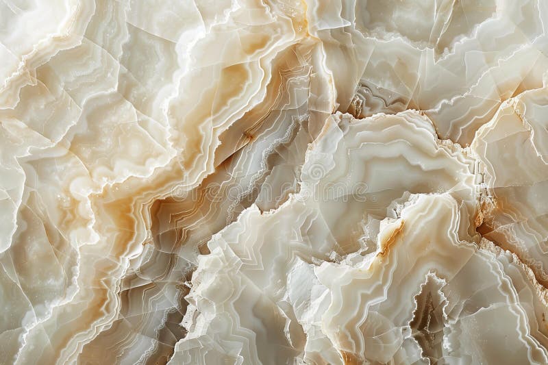 Digitala teckningar av vit och beige marble texture-bakgrundsslutning. vit onyxyta med naturliga mönster för väggbeklädnad royaltyfri illustrationer