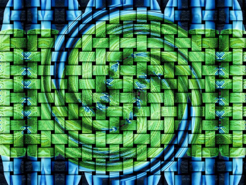 Digitale abstracte achtergrond sluiten stock illustratie