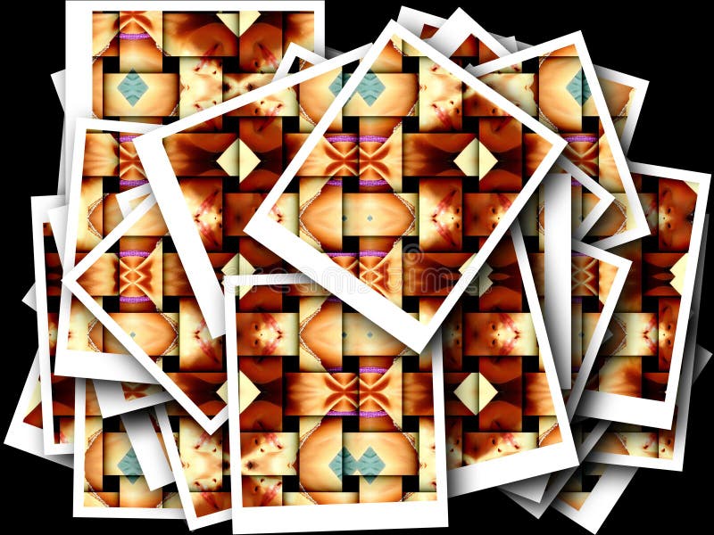 Digitale abstracte achtergrond sluiten vector illustratie