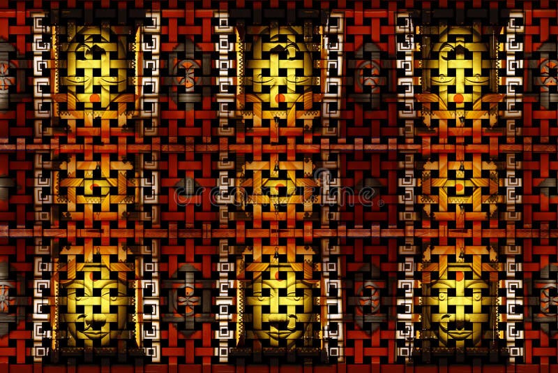 Digitale abstracte achtergrond sluiten royalty-vrije illustratie