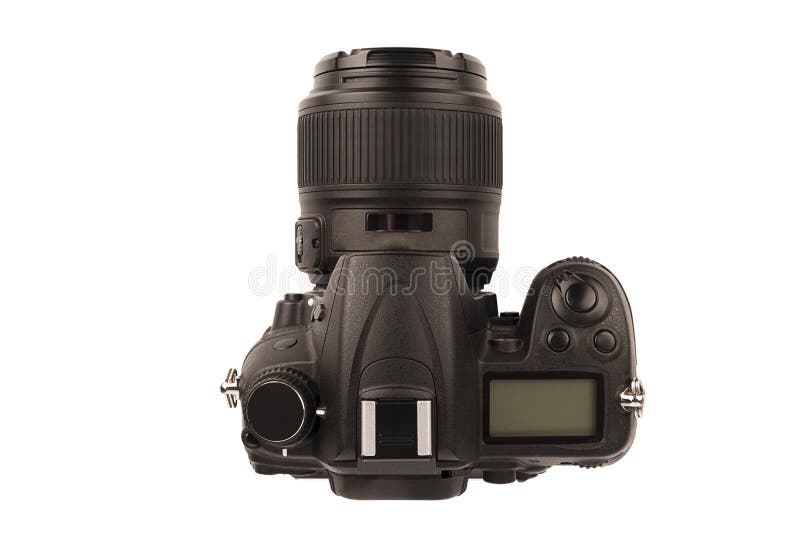 Digitale camera voor professionele geïsoleerde fotografen, royalty-vrije stock foto's Digitale camera voor professionele geïsoleerde fotografen, royalty-vrije stock foto's