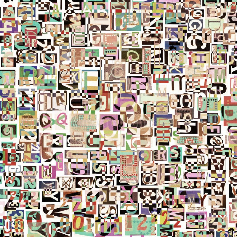 Digitale collage stock illustratie Digitale collage stock illustratie