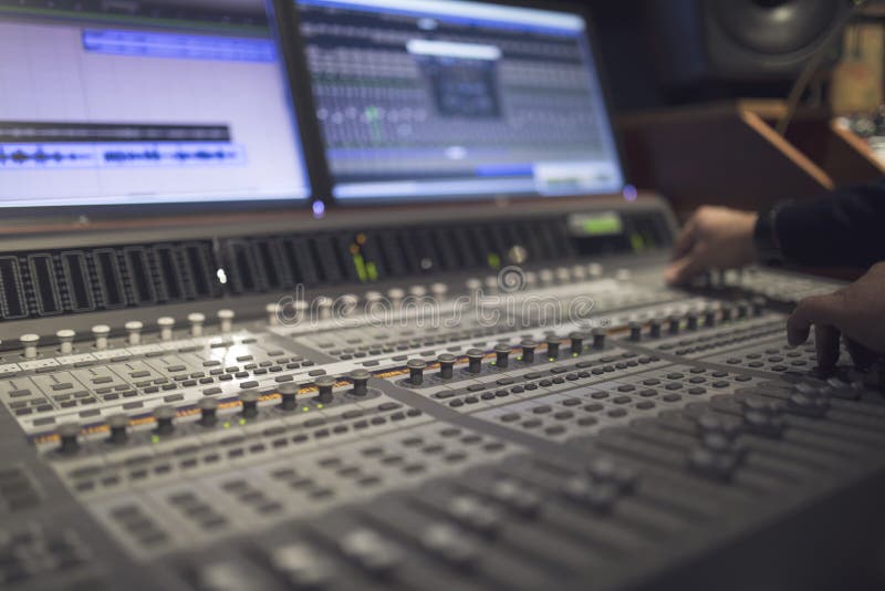 Digitale correcte mixer royalty-vrije stock afbeelding