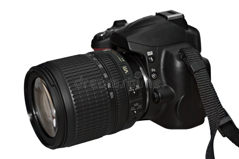 Digitale enig-lens reflexcamera royalty-vrije stock afbeeldingen Digitale enig-lens reflexcamera royalty-vrije stock afbeeldingen