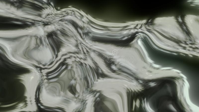Digitale turbulente Energiewolke in grünen Farben. Bewegung. Wellenanimation mit schneller Dynamik.