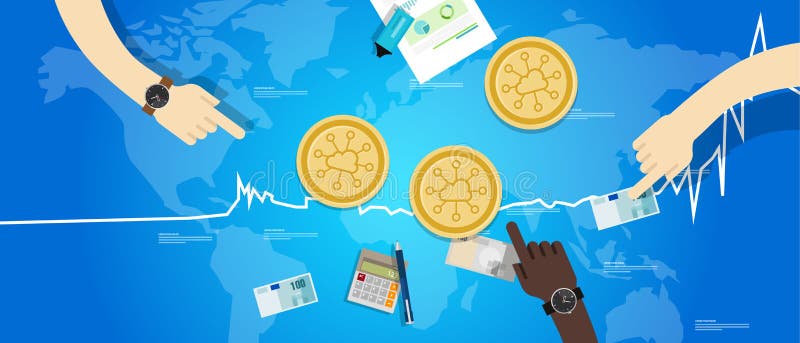 Digitaler virtueller Preis des Storjoin-Münze storj Zunahme-Gegenwerts herauf Diagrammblau vektor abbildung Digitaler virtueller Preis des Storjoin-Münze storj Zunahme-Gegenwerts herauf Diagrammblau vektor abbildung