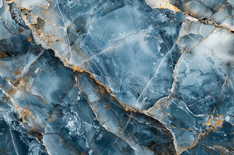 Digitales Bild von blauem Marmorstein Textur Hintergrund dicht an grau-weiß gemusterte Oberfläche für Innenarchitektur oder natürl stock abbildung