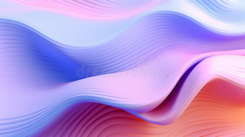 Un tipar abstract creat digital de linii ondulate vector illustration