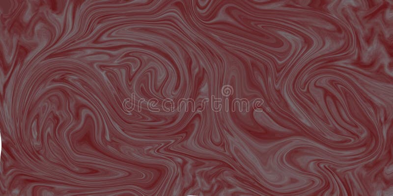 Abstract swirling maroon and gray liquid marble texture background