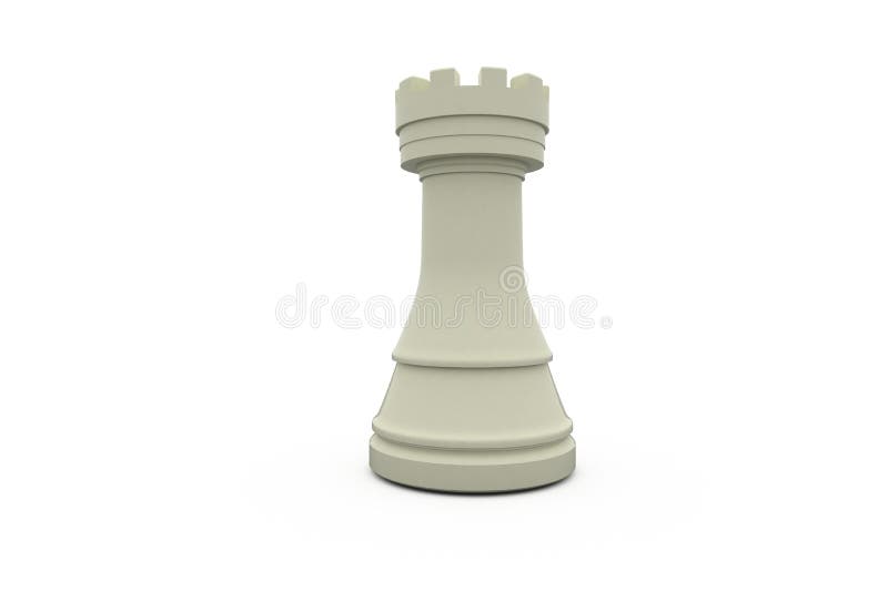 Chess Pieces - Rook White