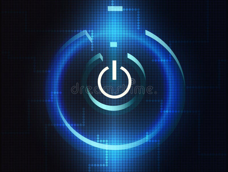 Digitalrechnersymbol stock abbildung Digitalrechnersymbol stock abbildung