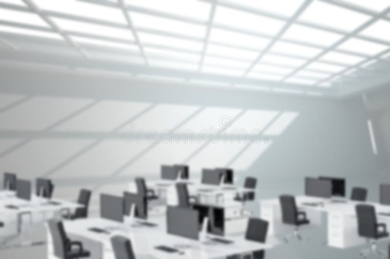 Digitalt genererad bild av stationära datorer på skrivbordet stock illustrationer